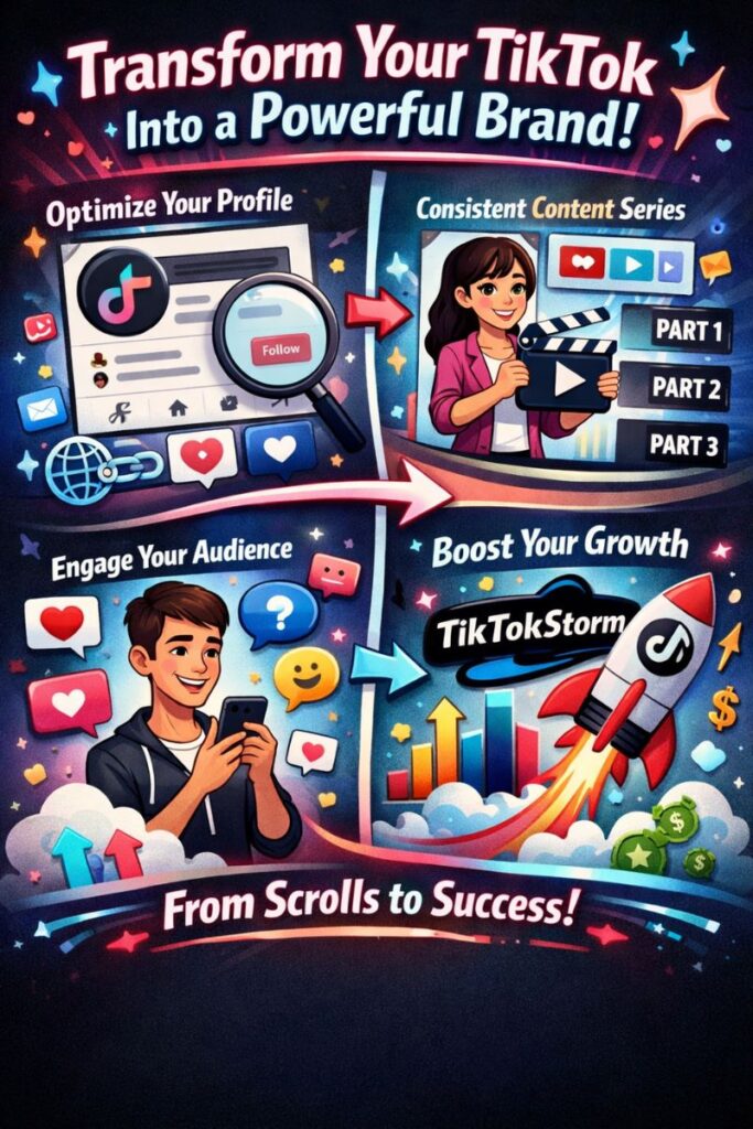 Turn Your TikTok Account Into a Recognized Brand With TikTokStorm